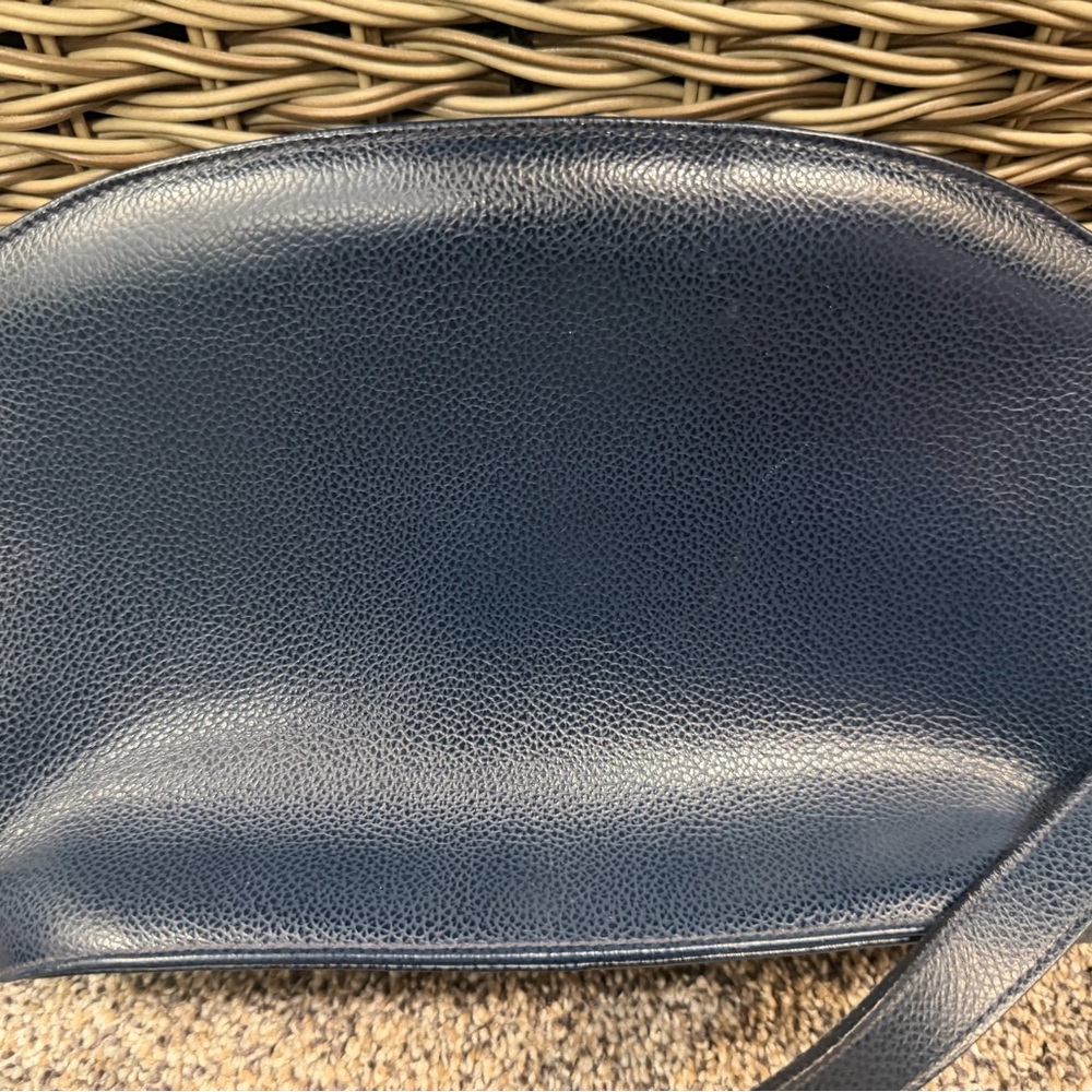 Coach Midnight Blue Leather Bag